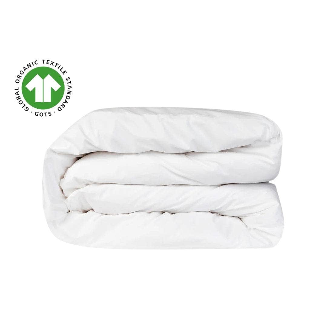 Essential Organic Percale Collection Duvet Cover