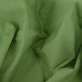 Organic Percale Green Duvet Cover Close Up