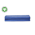 Two Organic Percale Pillowcases in Navy