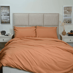 Terracotta - Organic Percale Sheet Set