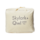 Down Alternative Duvet Blanket in Skylark + Owl casing