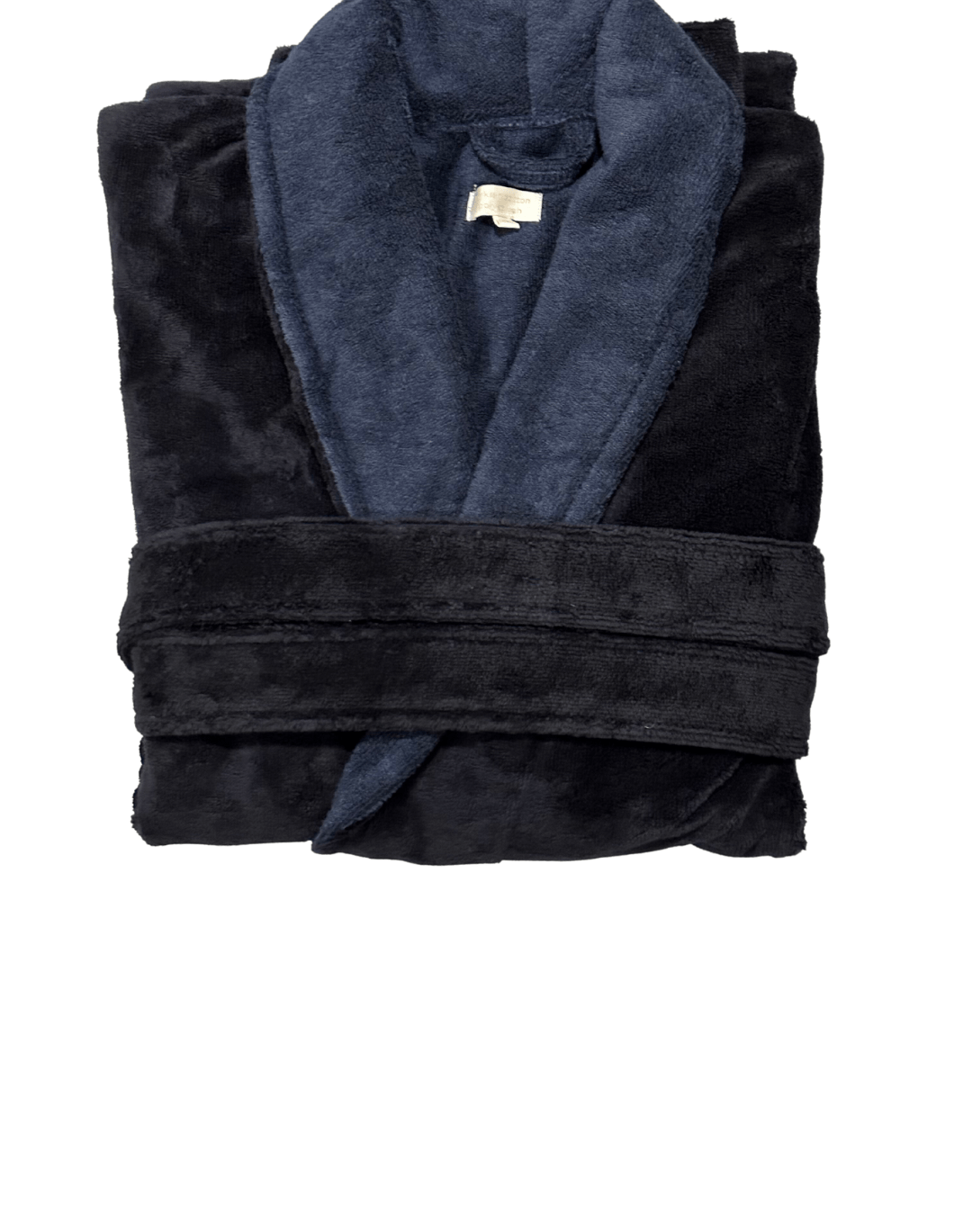 Black Velour Bathrobe
