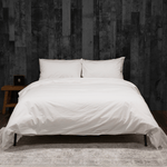 Washed Percale Sheet Set White Canada