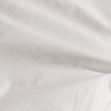 Washed Percale Duvet cover in white | Skylark+Owl Linen Co.