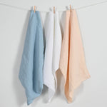 Hanging Blue Mist pillowcase Hanging White pillowcase Hanging Pearl pillowcase