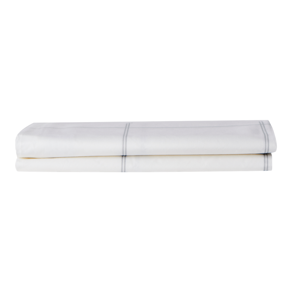 Essential Collection Percale Pillowcases in Light Grey Frame