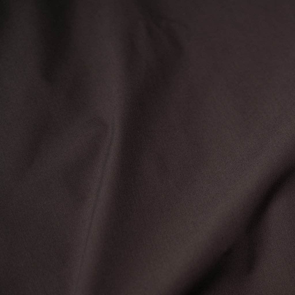 Close Up of Organic Percale Pillowcases in Charcoal