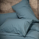Washed Percale Pillowcases | Baltic Sea | Skylark+Owl Linen Co.