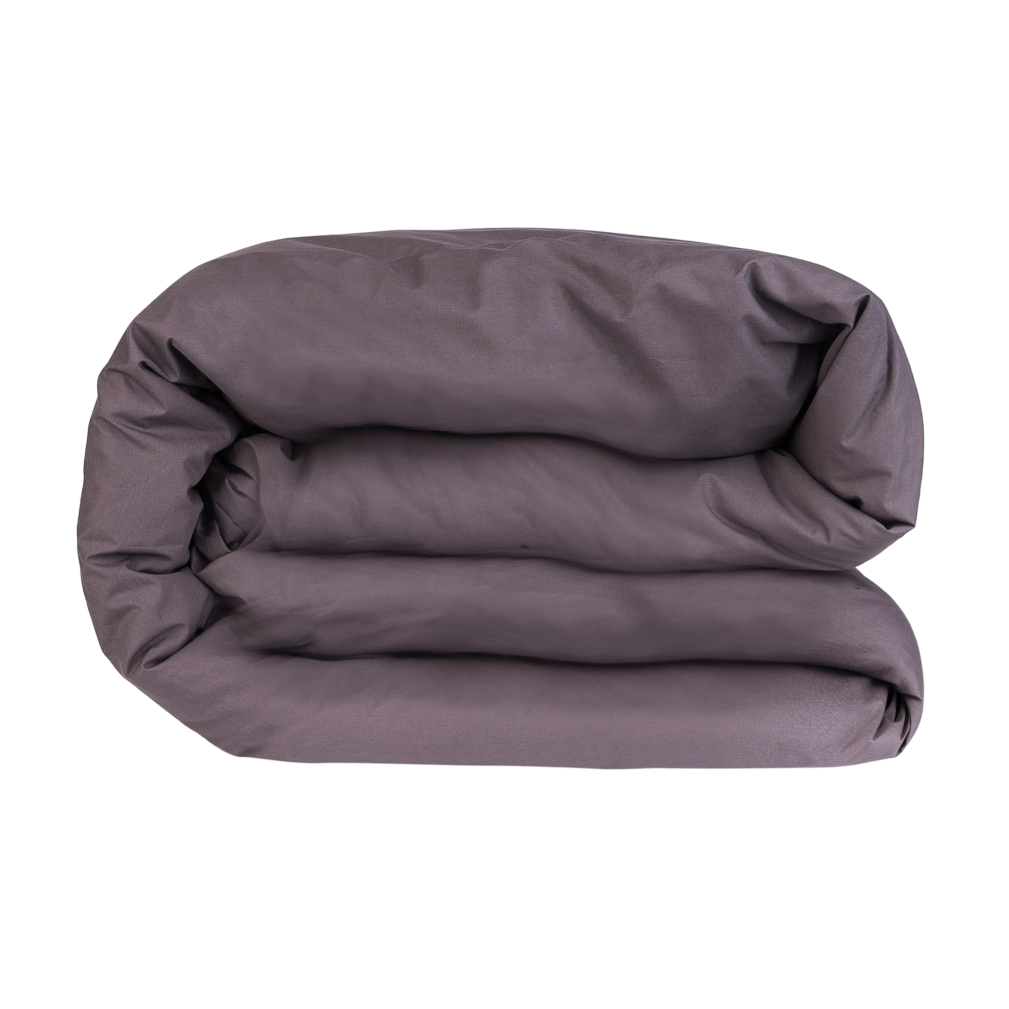 Dark Grey Percale Duvet Cover