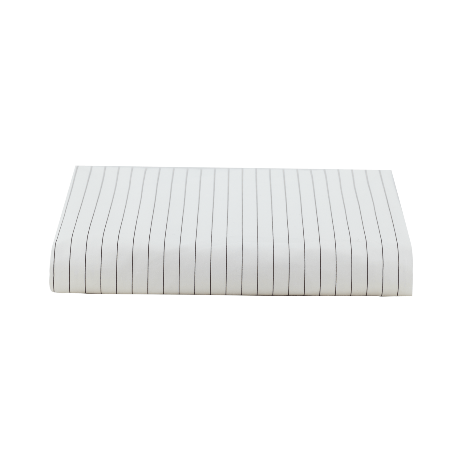 Charcoal Stripe Essential Collection Percale Fitted Sheet