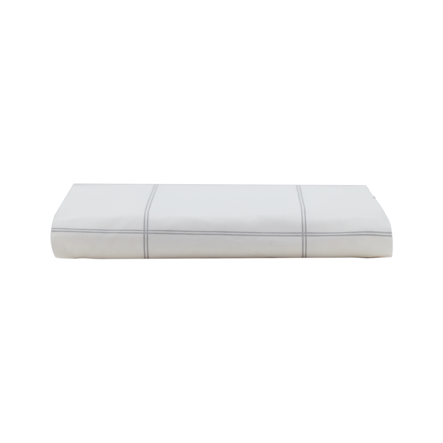 Light Grey Frame Essential Collection Percale Cotton Fitted Sheet