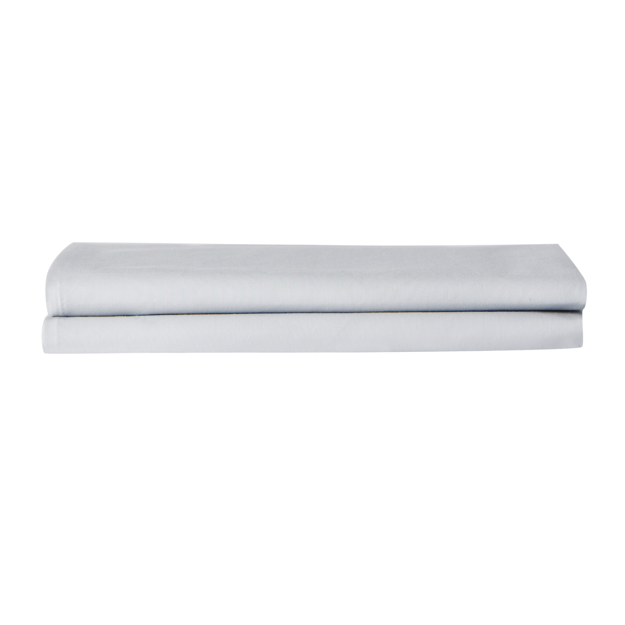 Essential Collection Percale Pillowcases in Light Grey