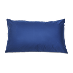 Pillow with Organic Percale Pillowcase in Navy