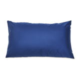 Pillow with Organic Percale Pillowcase in Navy