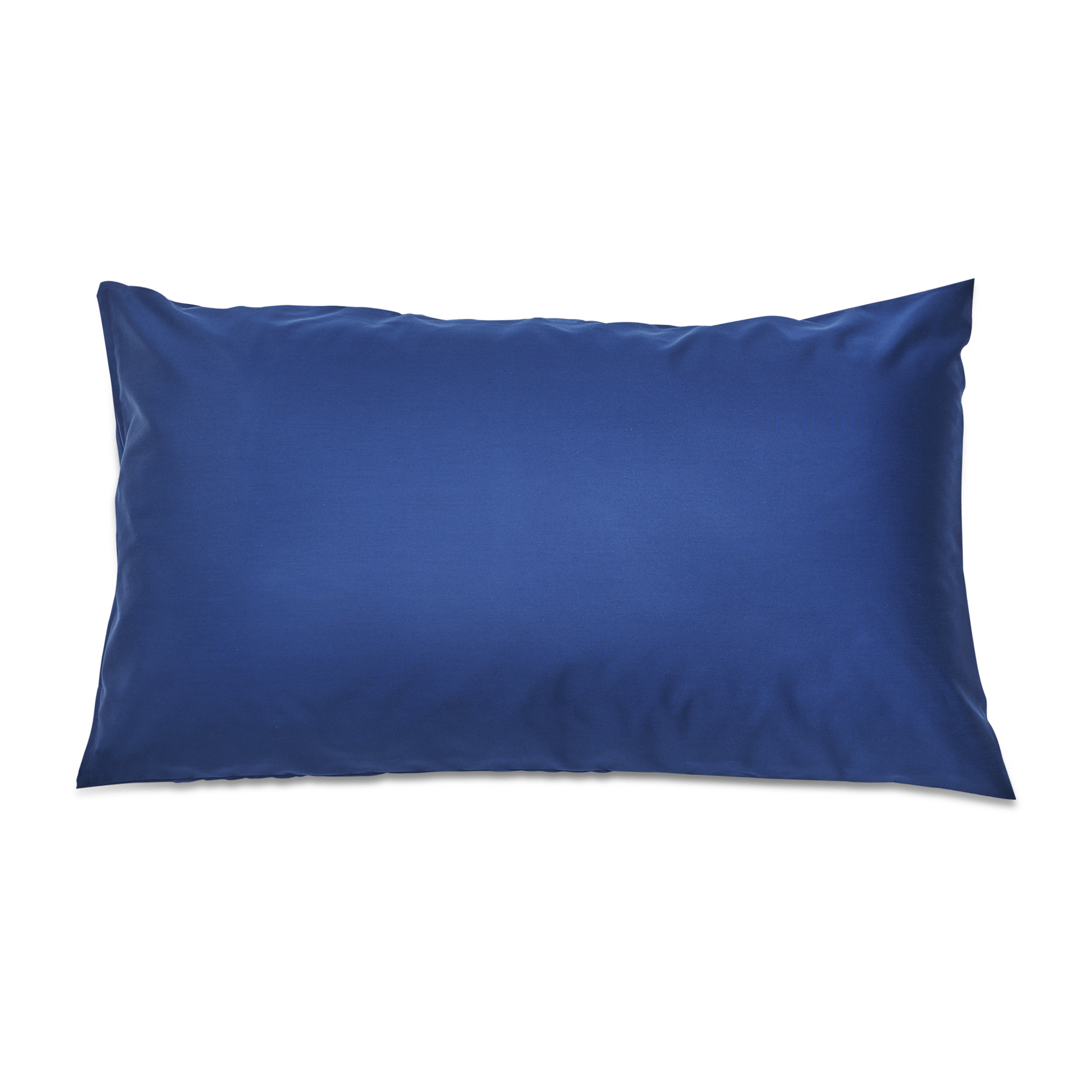 Pillow with Organic Percale Pillowcase in Navy