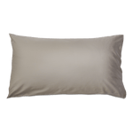 Refined Collection Sateen Bedding Sheet Set Pillowcases in Warm Grey | Skylark+Owl Linen Co.