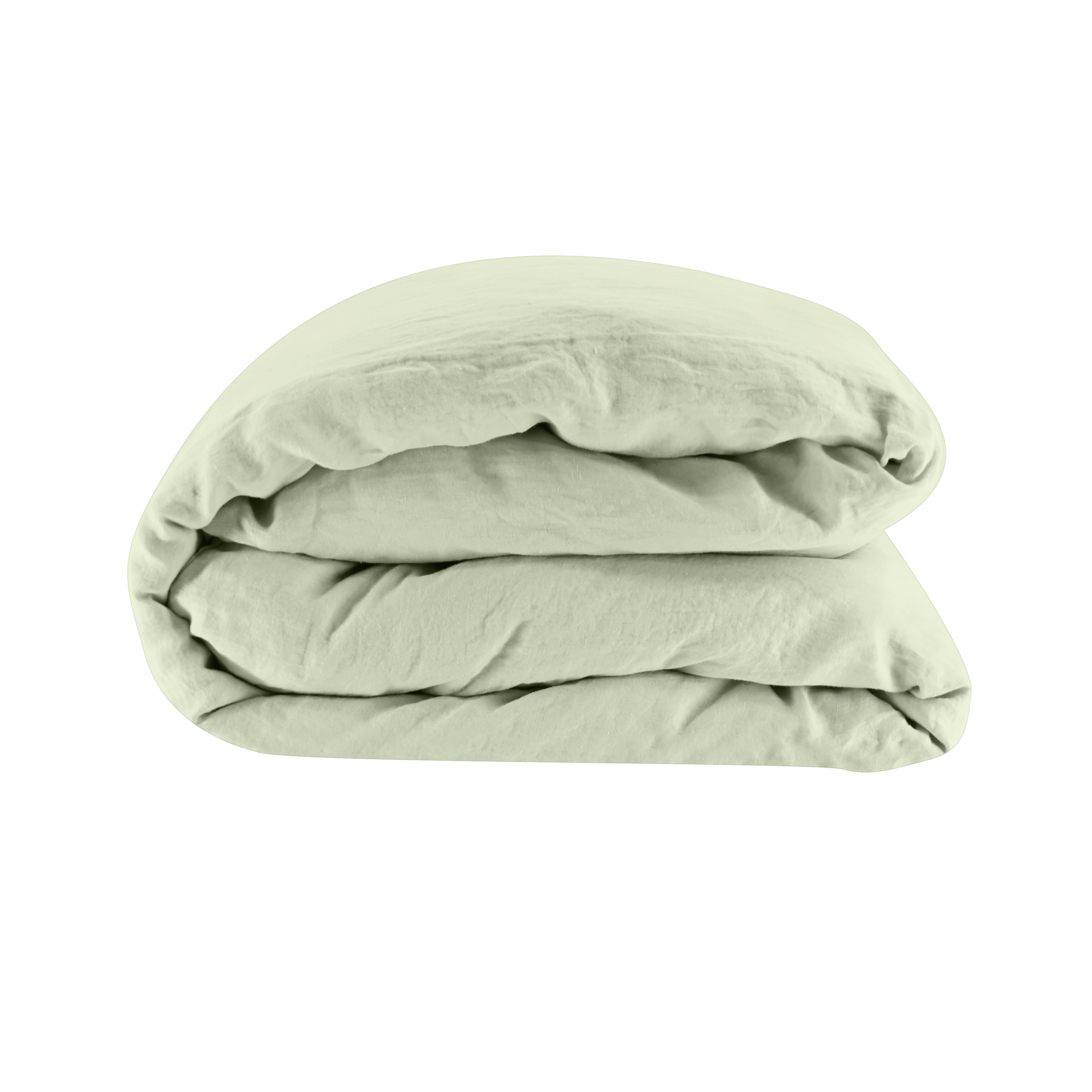 Linen Duvet Cover in Seafoam