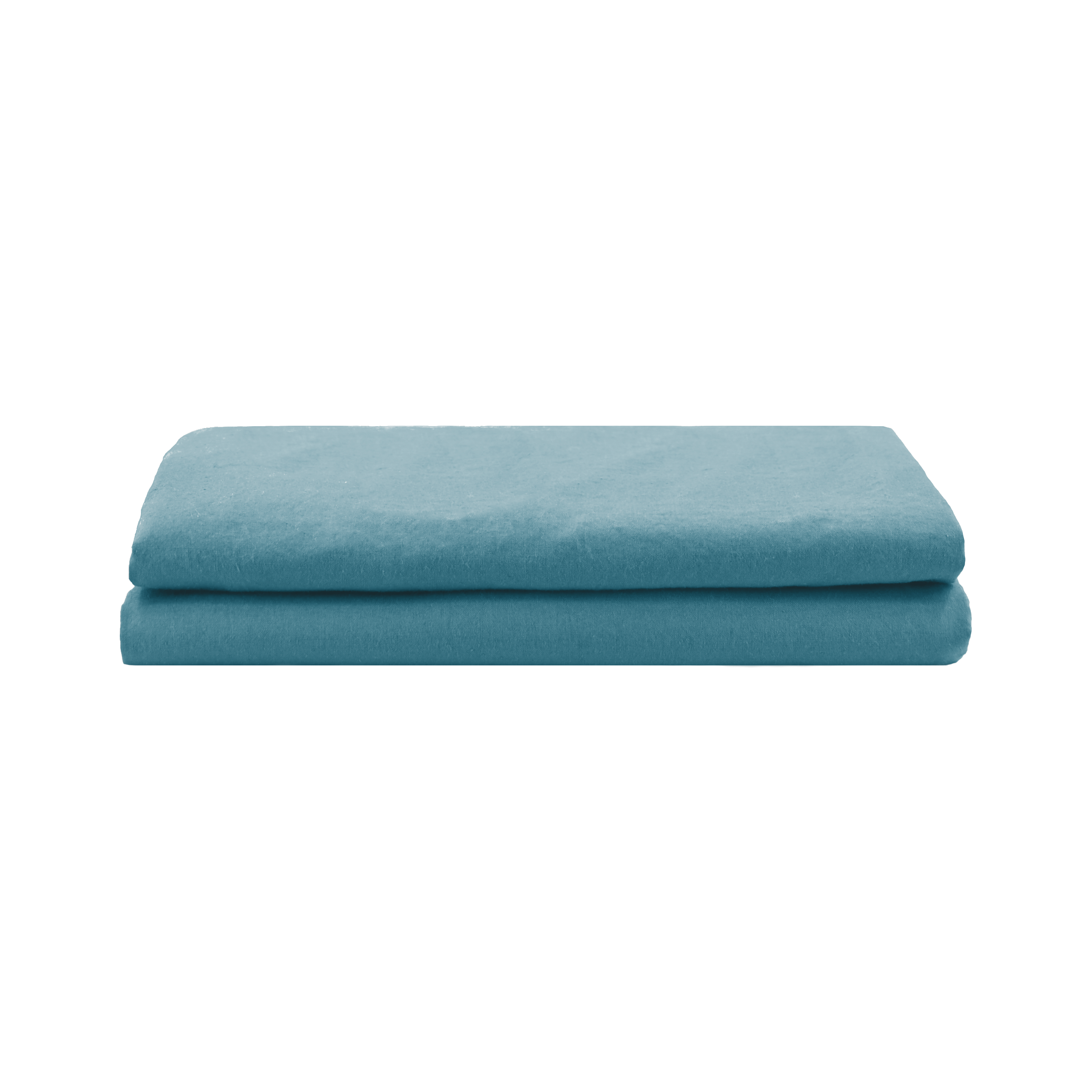 Washed Percale Pillowcases Blue Canada