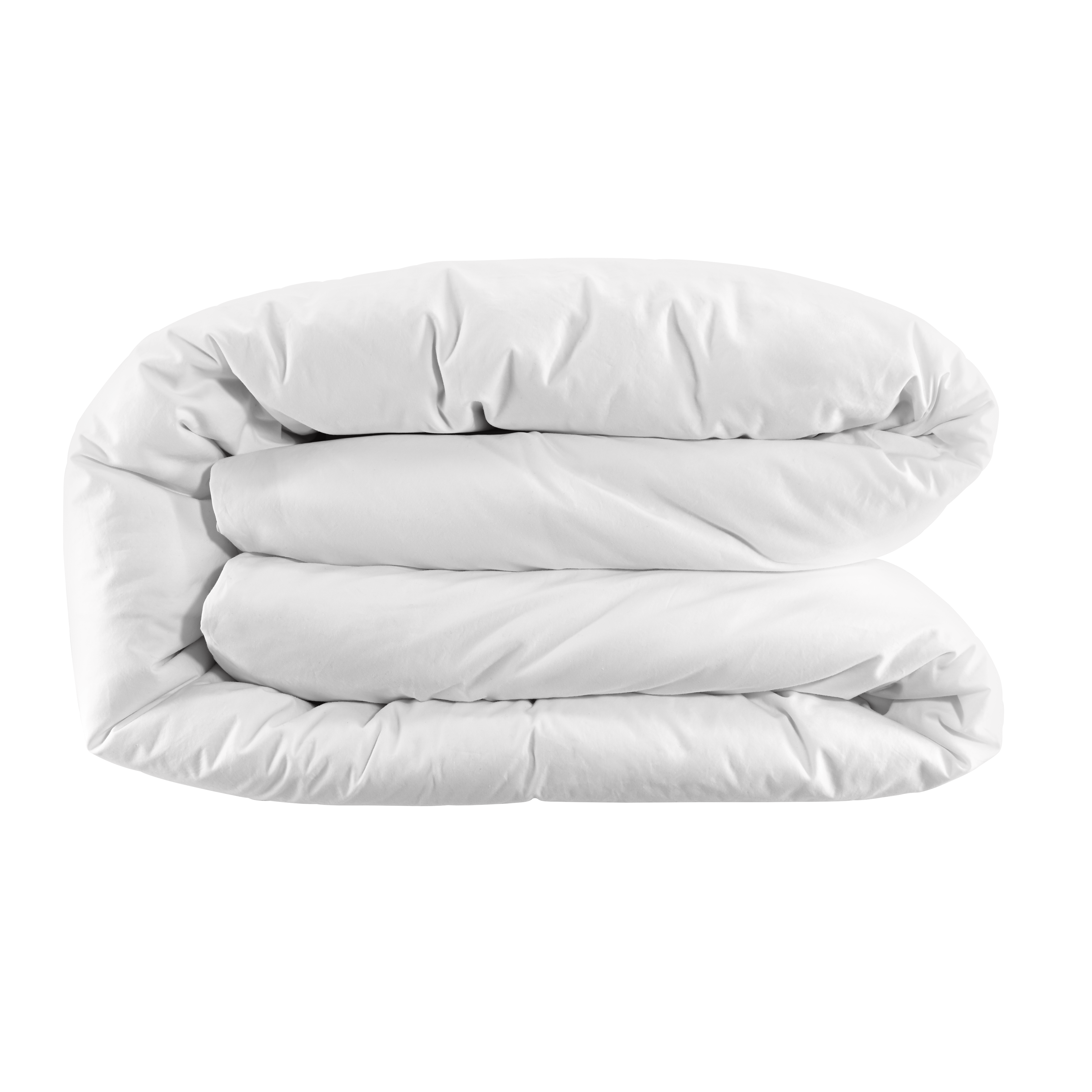 Washed Percale Duvet cover in white | Skylark+Owl Linen Co.