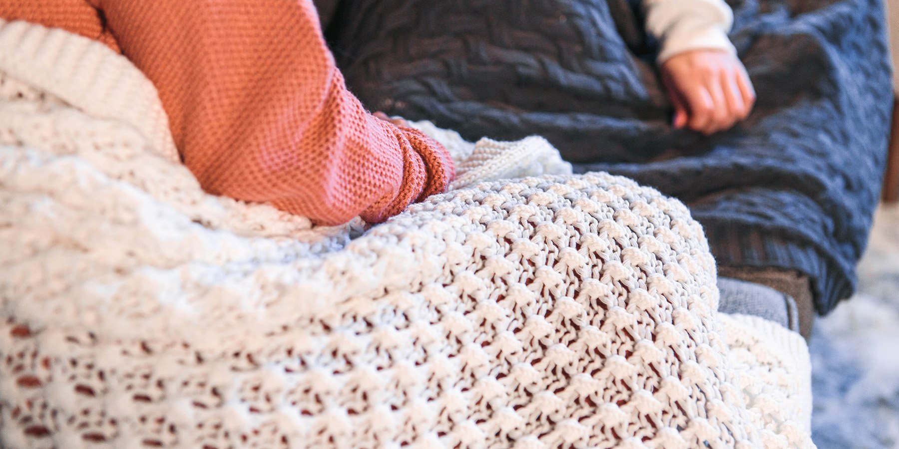 Introducing Popcorn Knit Blankets
