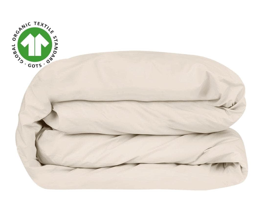 Essential Organic Percale Collection Duvet Cover