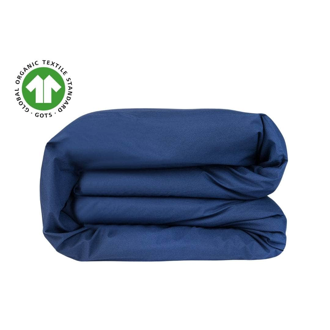 Essential Organic Percale Collection Duvet Cover