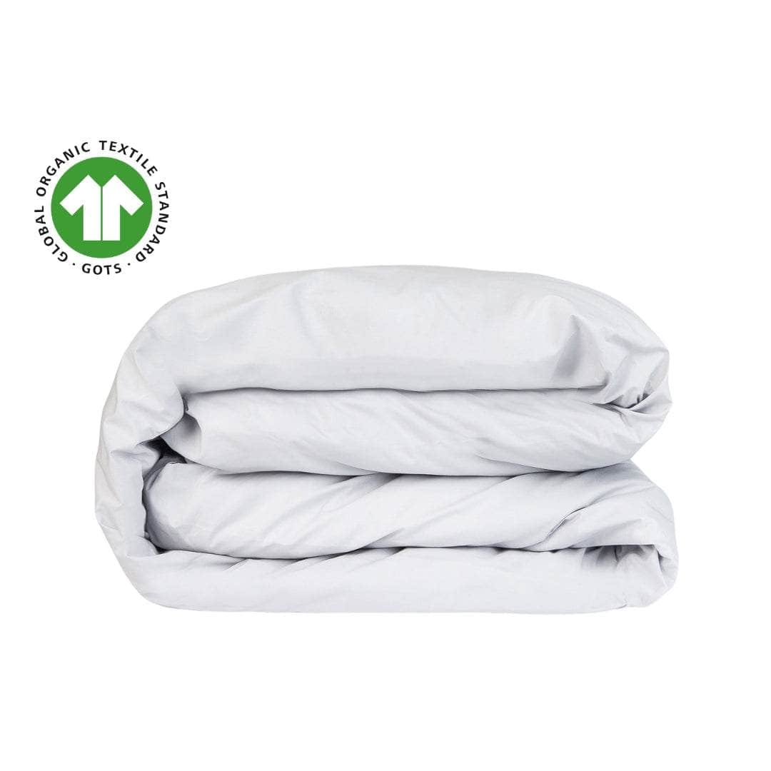 Essential Organic Percale Collection Duvet Cover