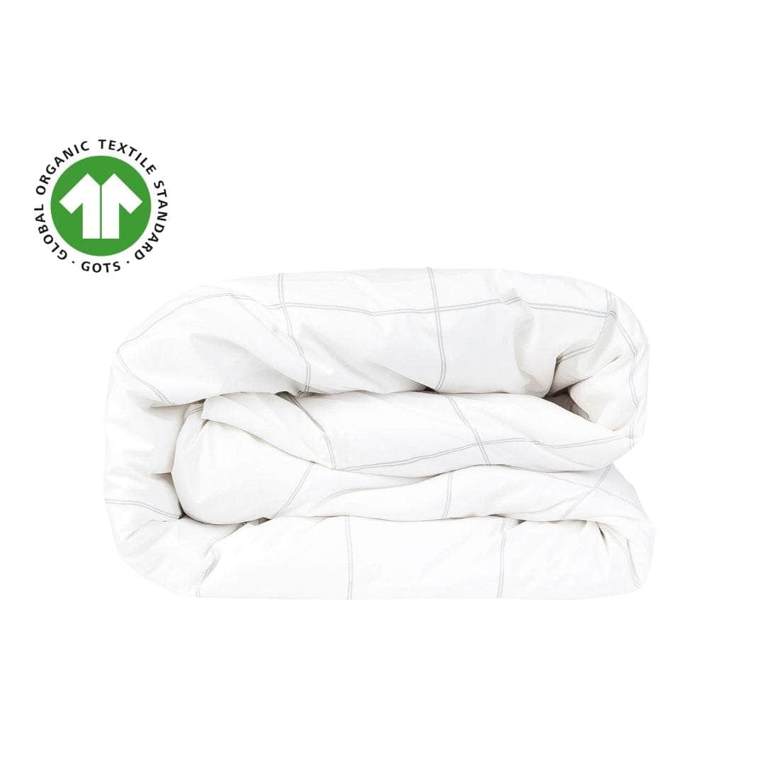 Essential Organic Percale Collection Duvet Cover