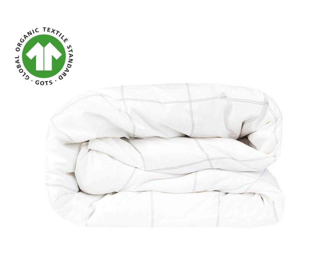 Essential Organic Percale Collection Duvet Cover