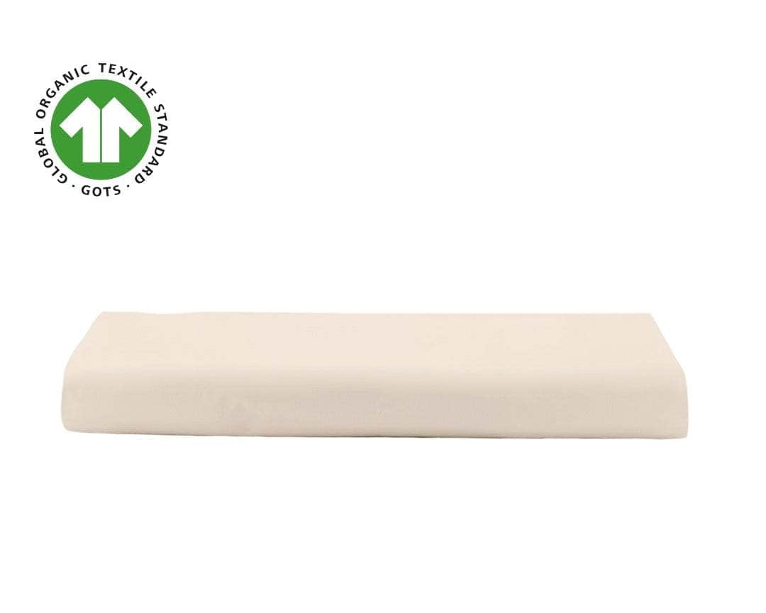 Essential Organic Percale Collection Fitted Sheet