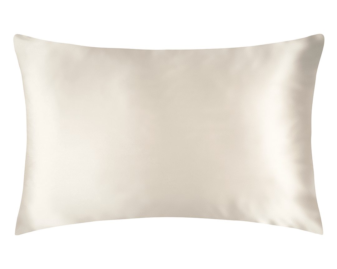 Latte Silk Pillowcase  | Skylark+Owl Linen Co.