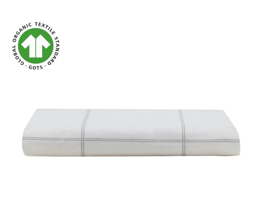 Essential Organic Percale Collection Fitted Sheet