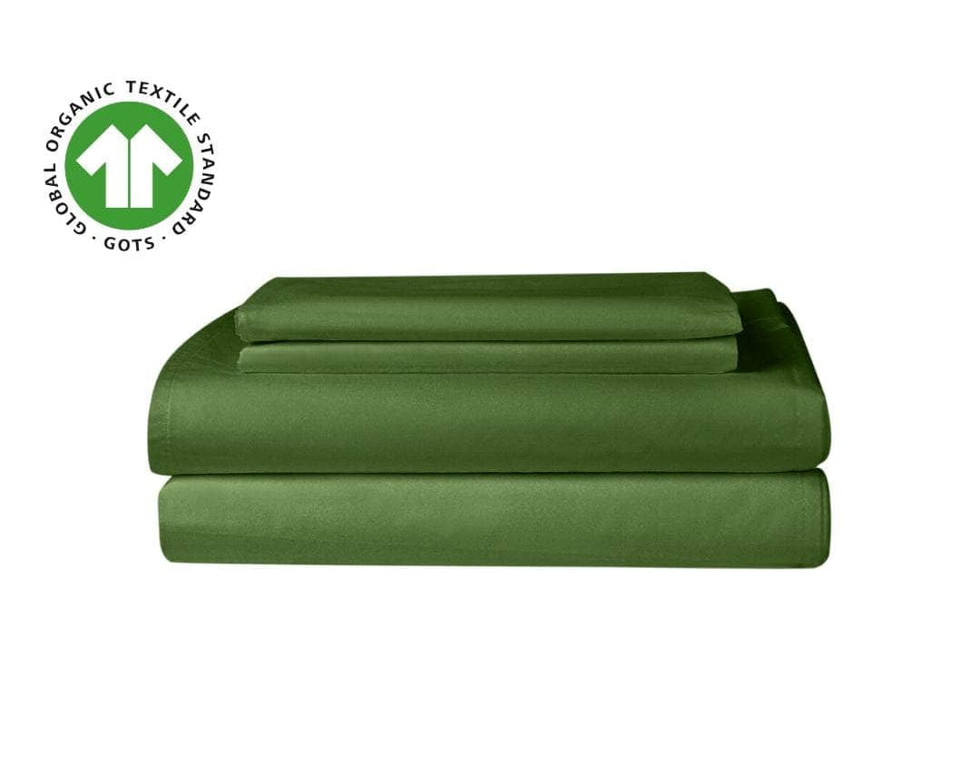 Essential Organic Percale Collection Sheet Set