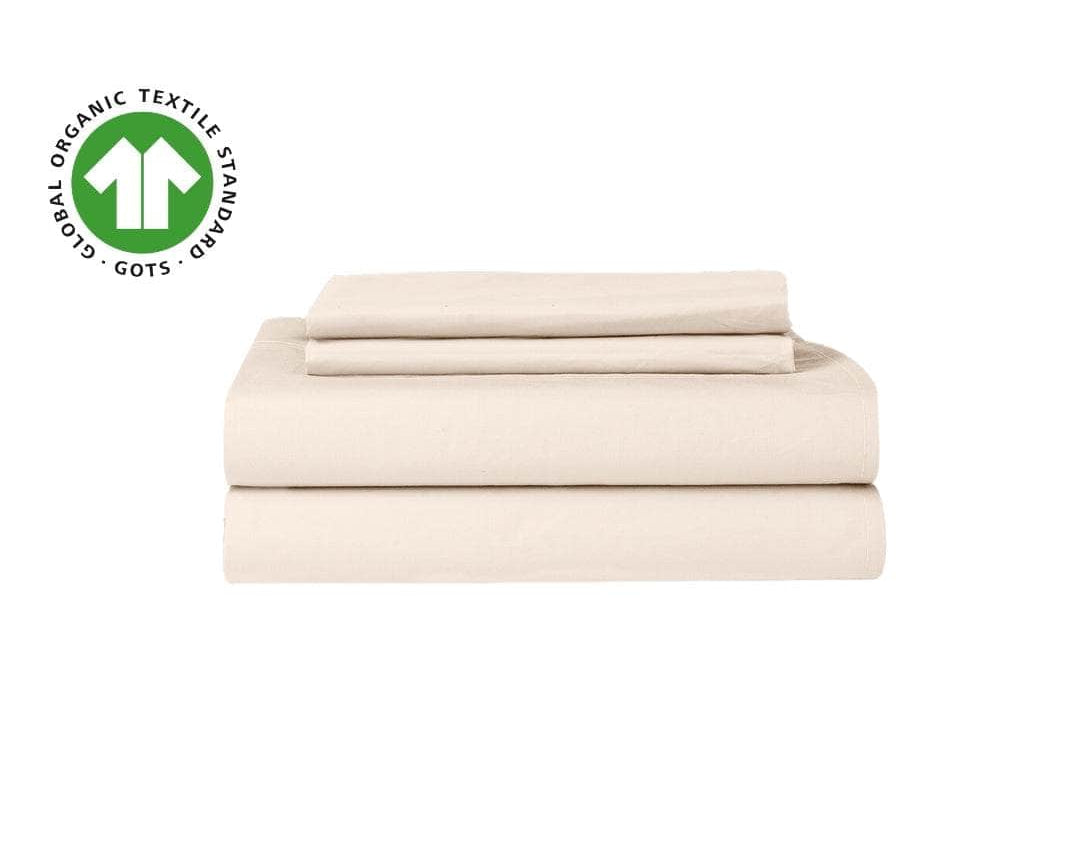 Essential Organic Percale Collection Sheet Set
