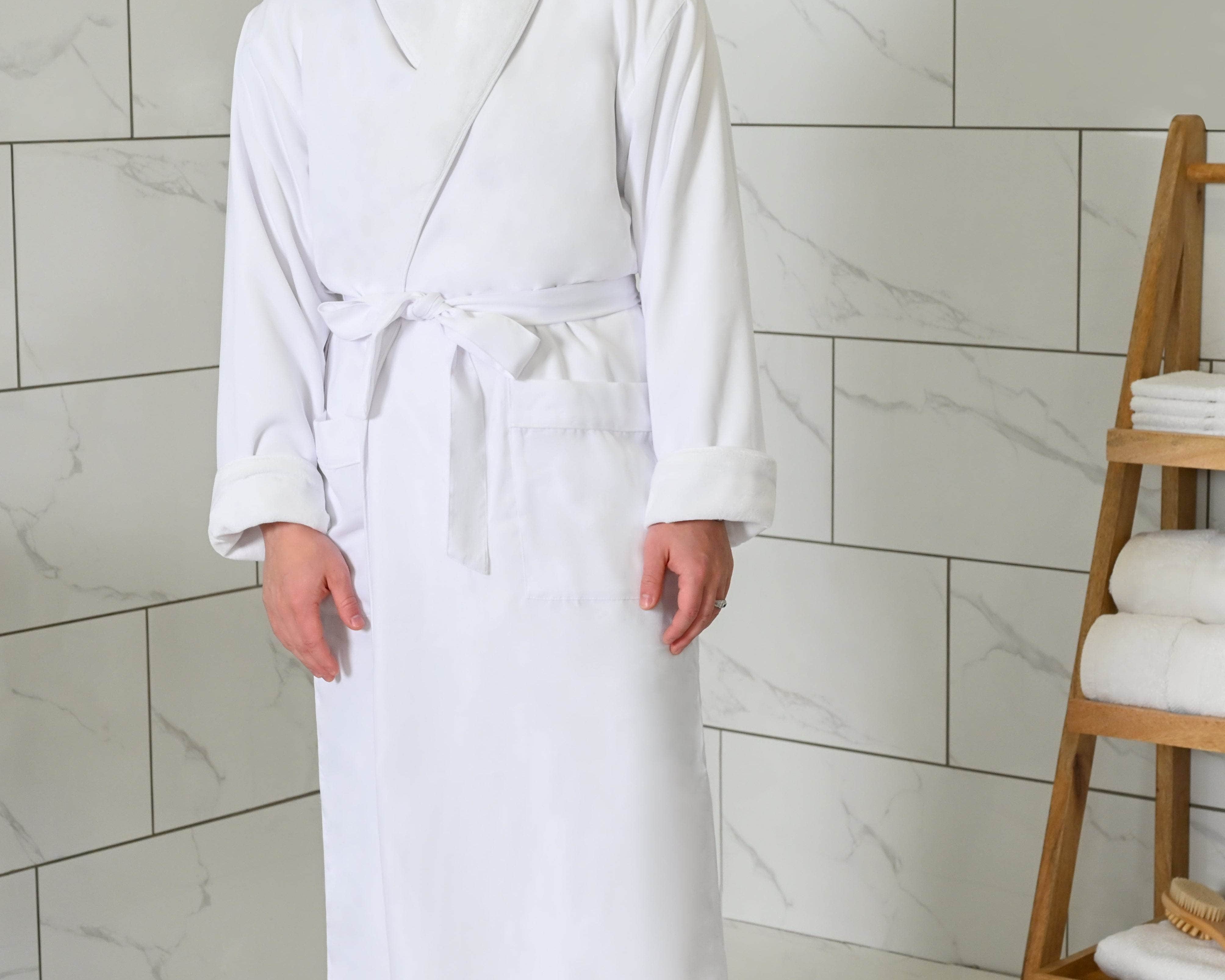 Refined Micro Terry Bathrobe