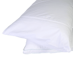 Pillow case protector with flap