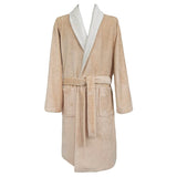 Brown Velour Bathrobe