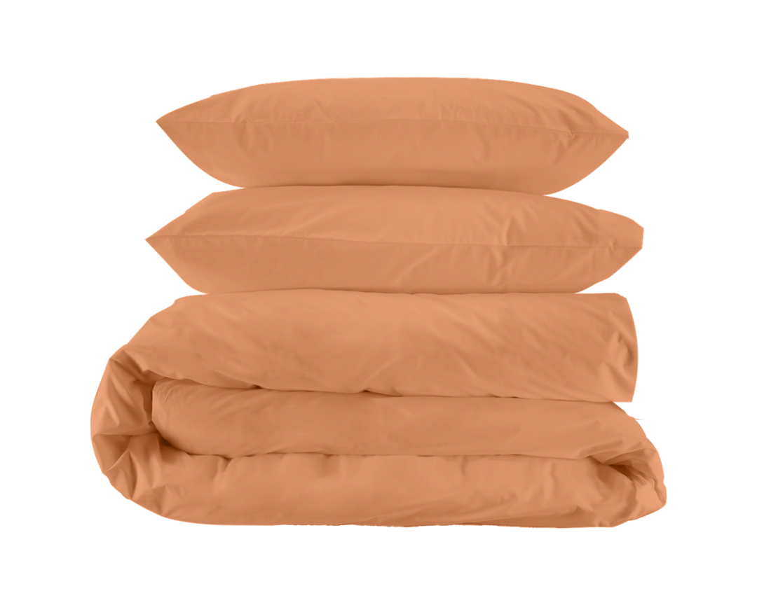 Washed Percale Duvet Cover Set
