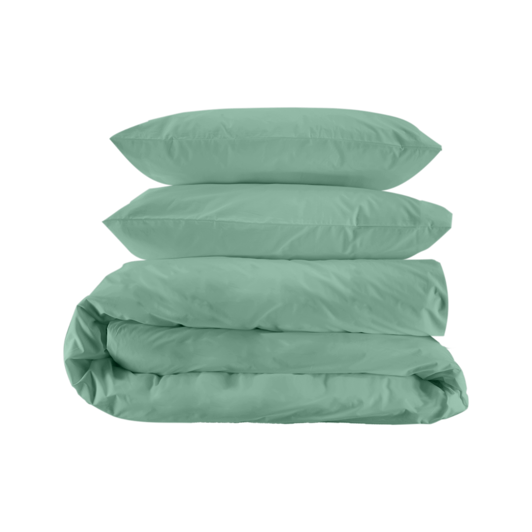 Washed Percale Duvet Cover Set