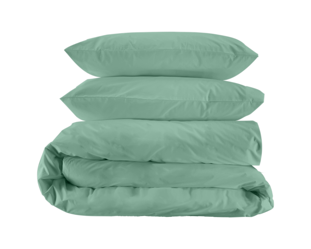 Washed Percale Duvet Cover Set