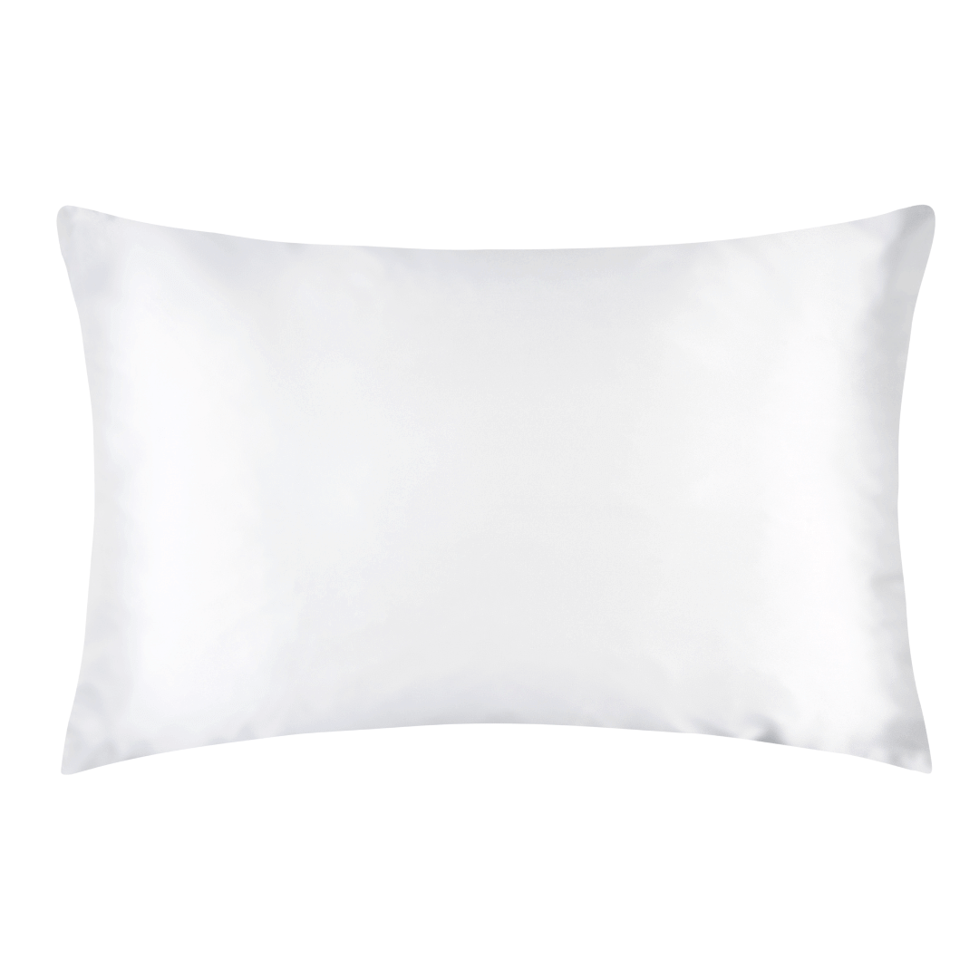 Mulberry White Silk Pillowcase Canada | Skylark+Owl Linen Co.