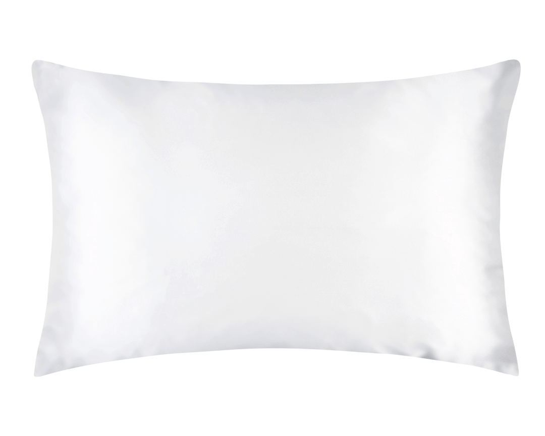 Mulberry White Silk Pillowcase Canada | Skylark+Owl Linen Co.