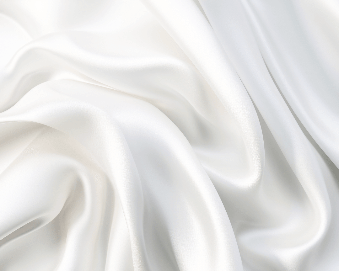 Close up of Mulberry White Silk Pillowcase | Skylark+Owl Linen Co.