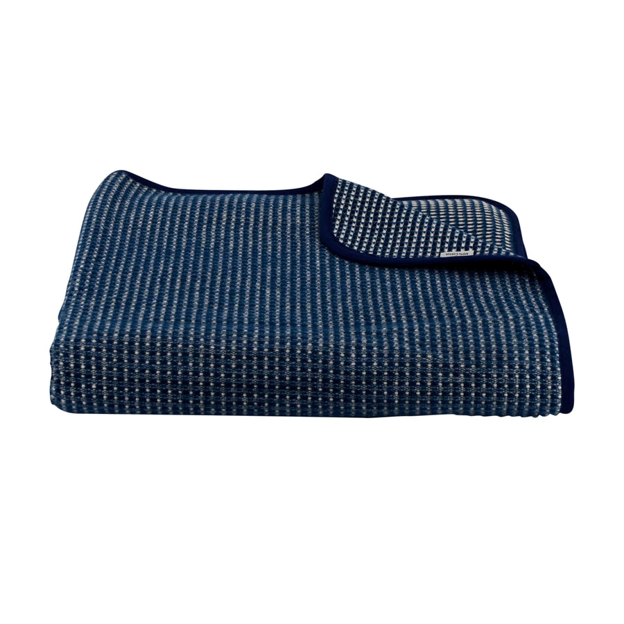 Sapphire Alpine brushed cotton blanket