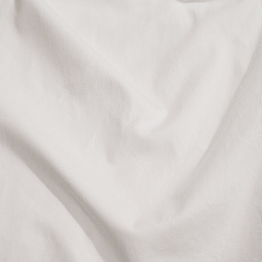 Washed Sateen Pillowcases | White | Skylark+Owl Linen Co.