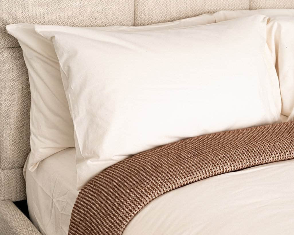 Organic Flannel Sheet Set Canada Cream Made Bed