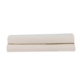 Certified Organic Flannel Pillowcases in Chalk | Skylark+Owl Linen Co.