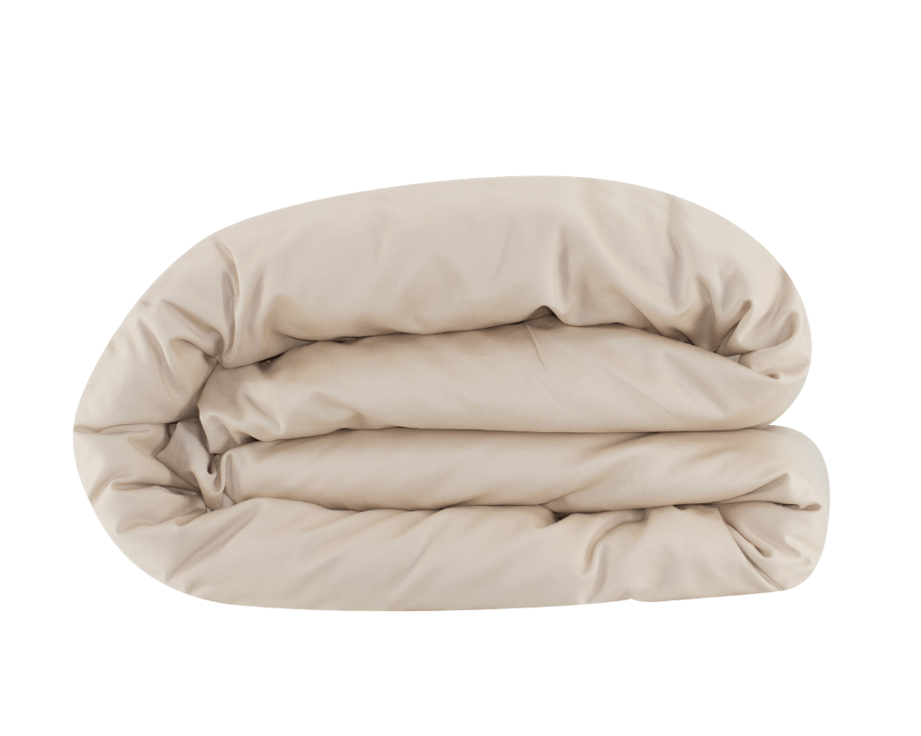 Frosted Almond Sateen Duvet Cover Canada