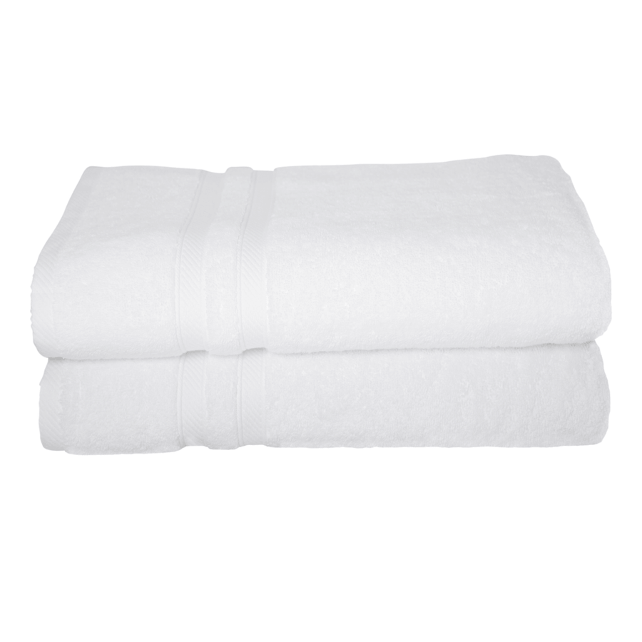 Element Turkish Towel Bath Sheets in White