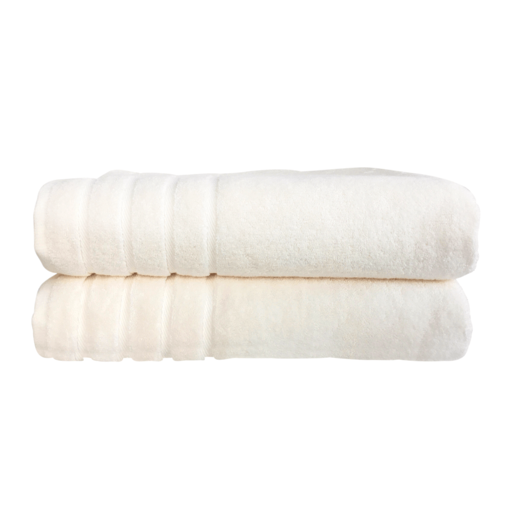 Serene Turkish Cotton Bath Sheets in Ivory | Skylark+Owl Linen Co.